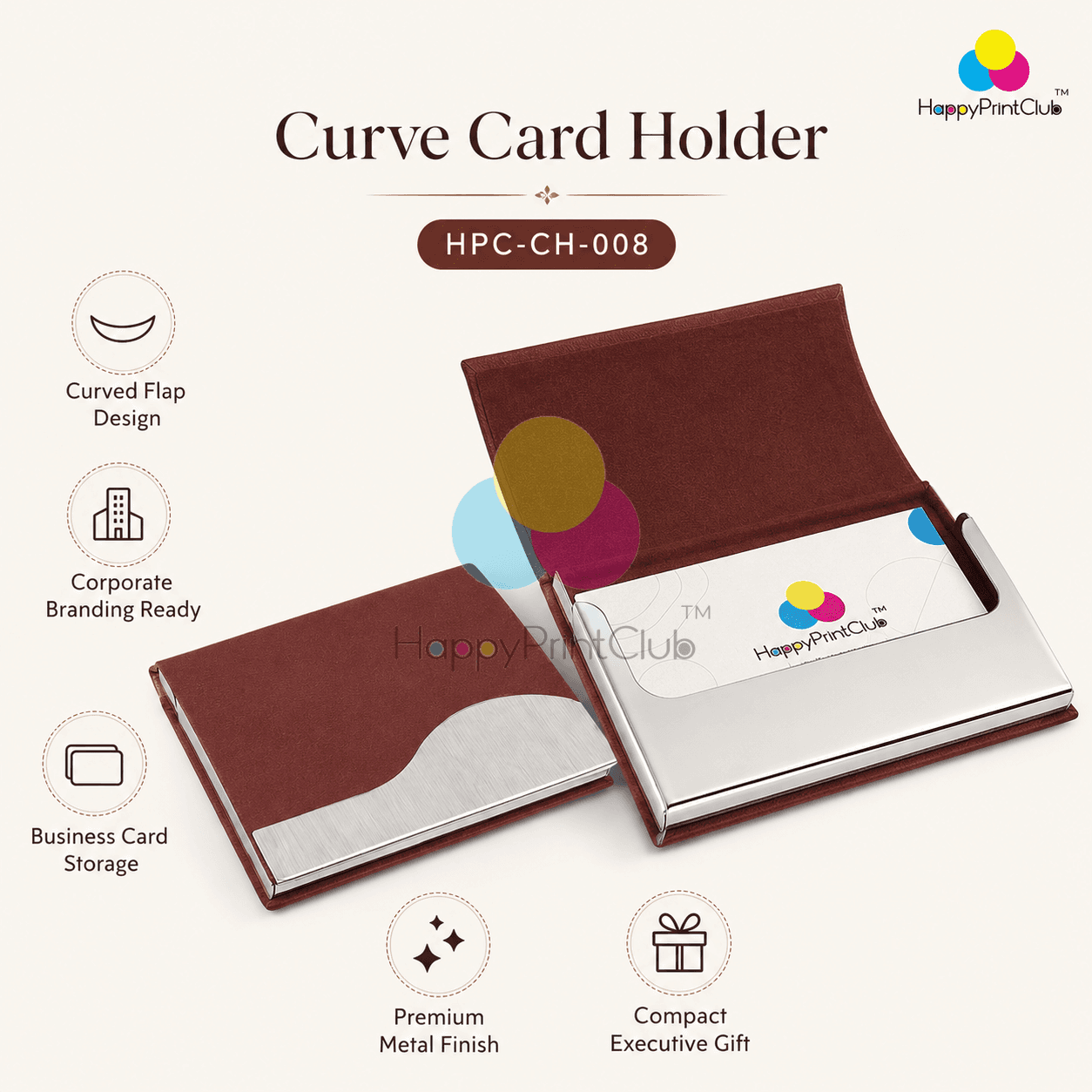 Curve Card Holder For Corporate Gifting