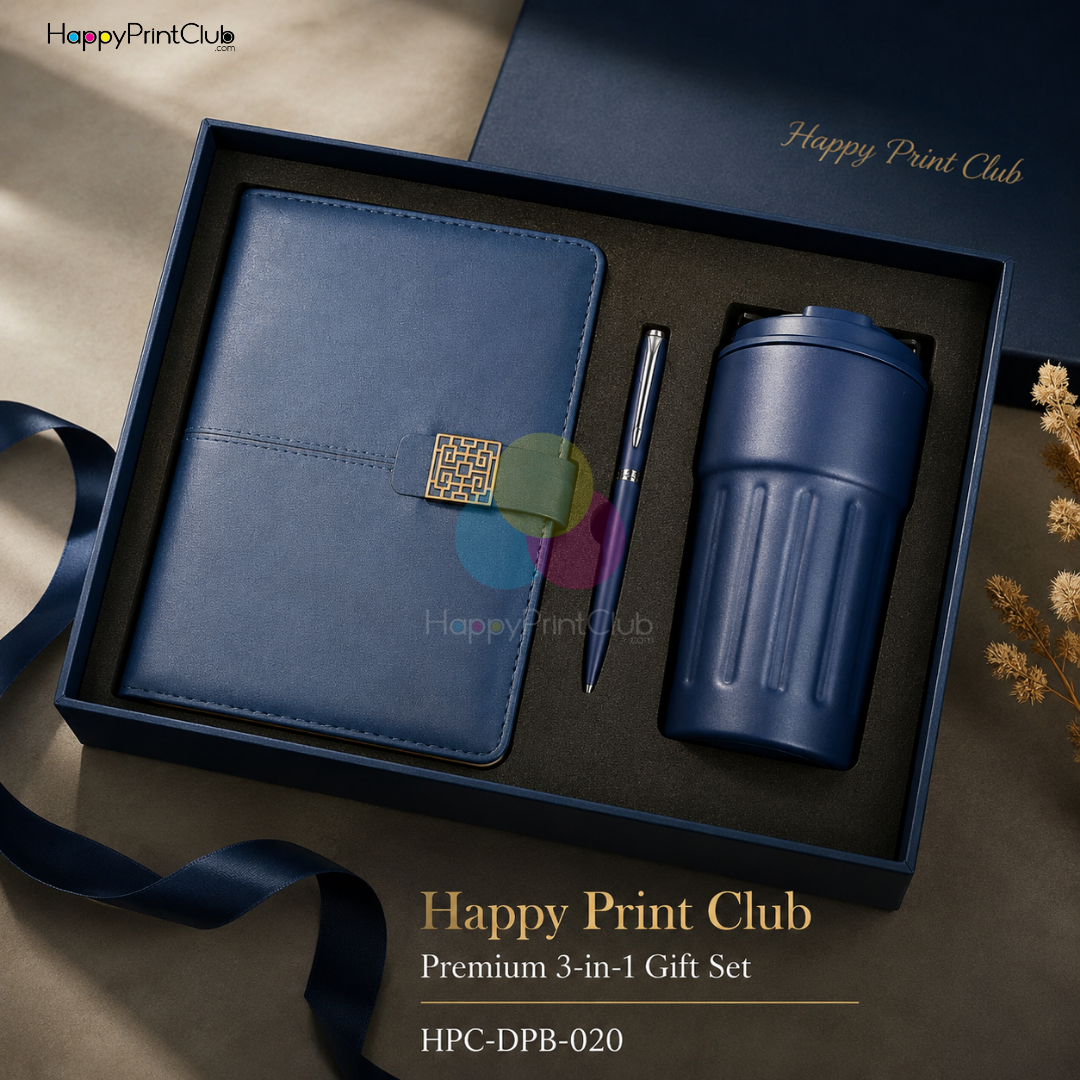 Employee Welcome Kit With Temperature Flask, Ball Pen & 190 Pages Hard Bound Magnetic Fitting Clip Diary