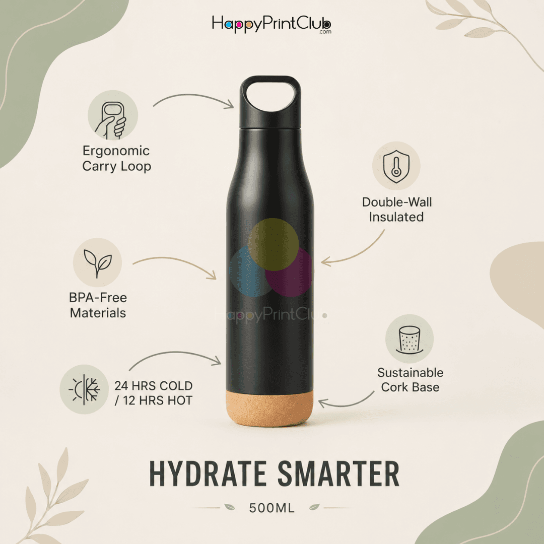 Customized Cork Bottle For Corporate Gifting