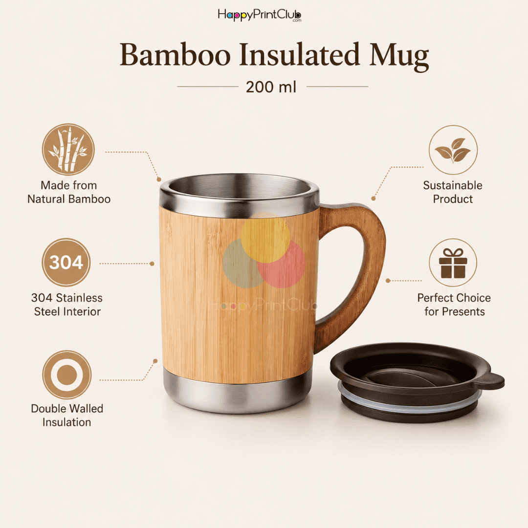 Customized Wooden Flask For Corporate Gifting