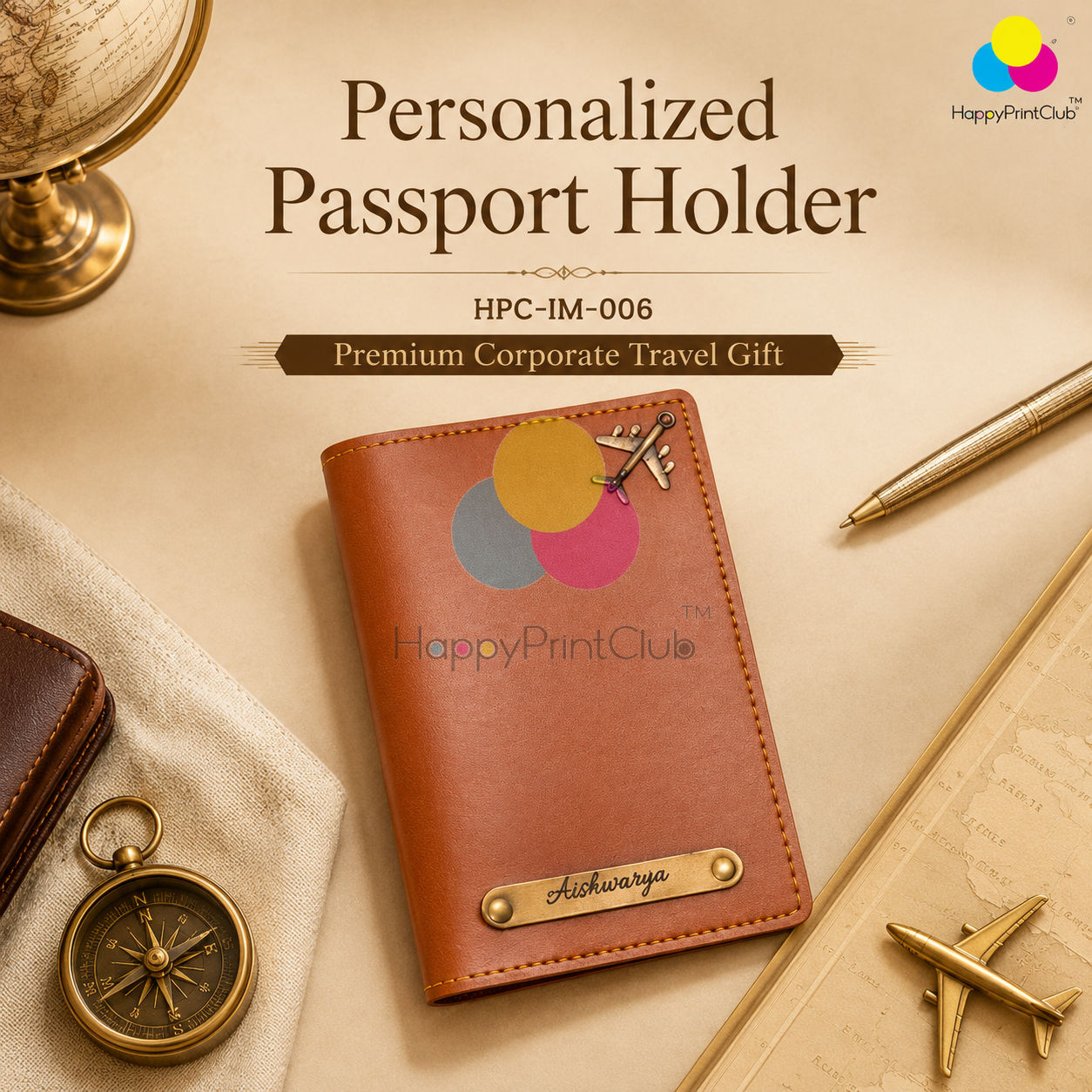 Personalized Passport Holder For Corporate Travel Gifting