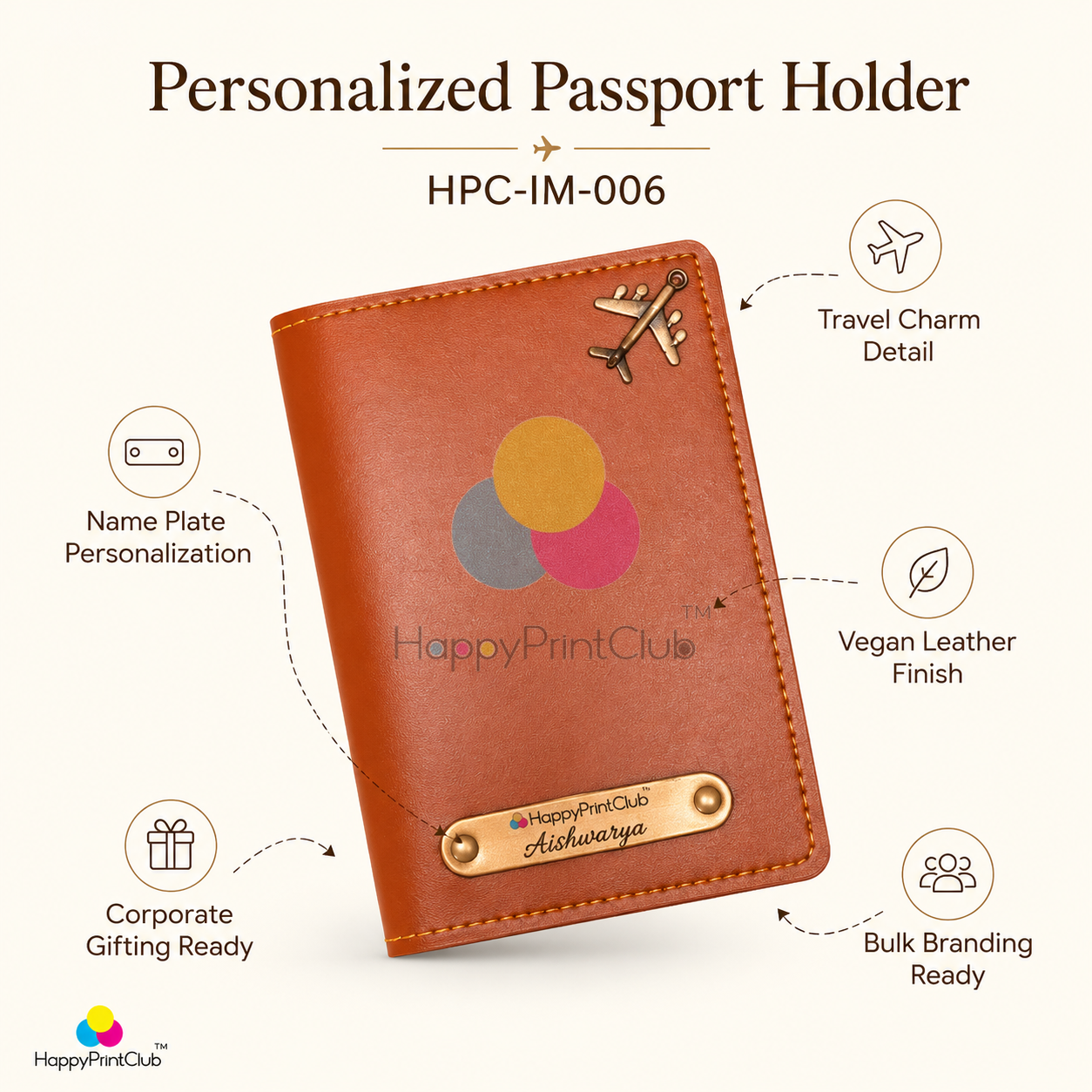 Personalized Passport Holder For Corporate Travel Gifting
