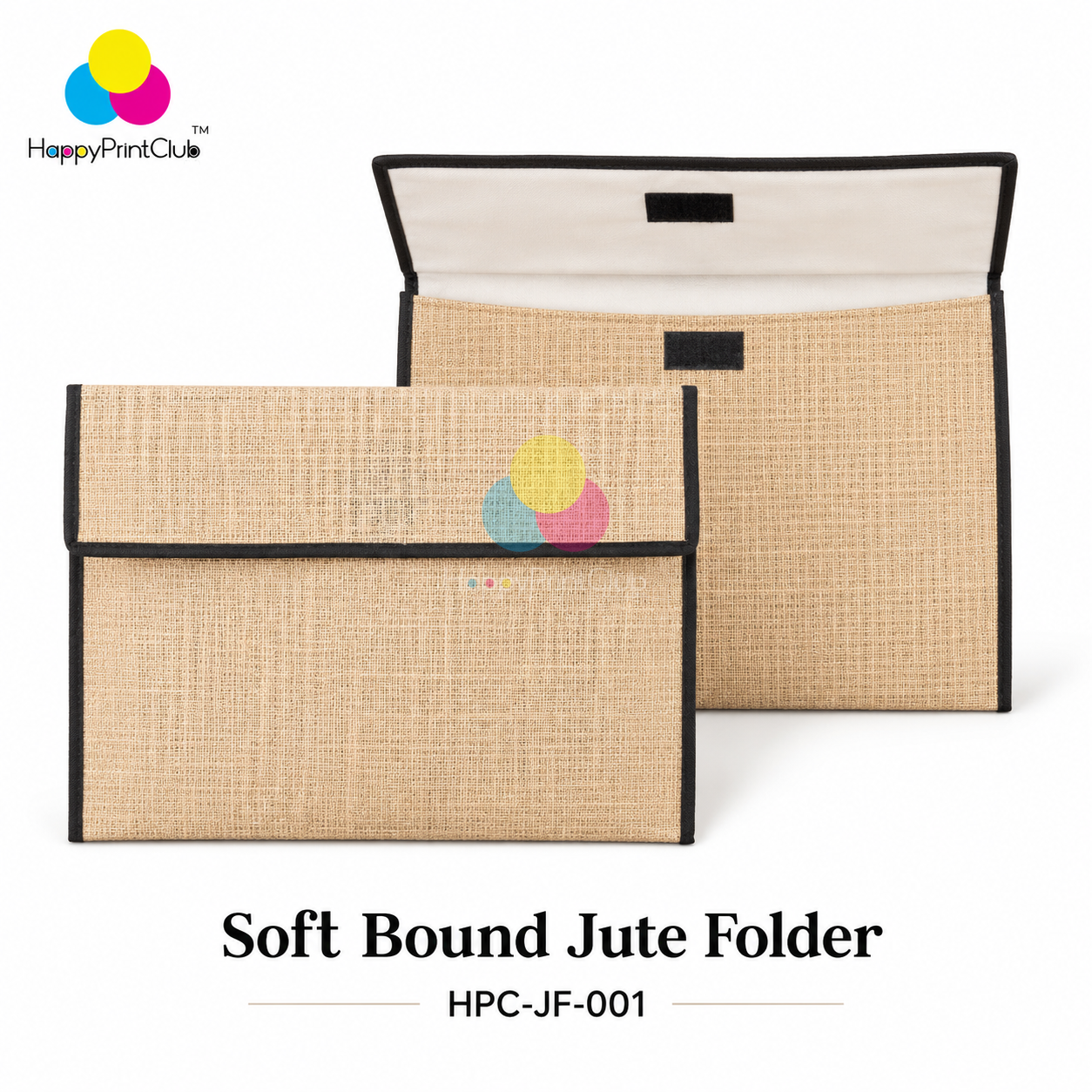 Soft Bound Jute Folder For Corporate Gifting