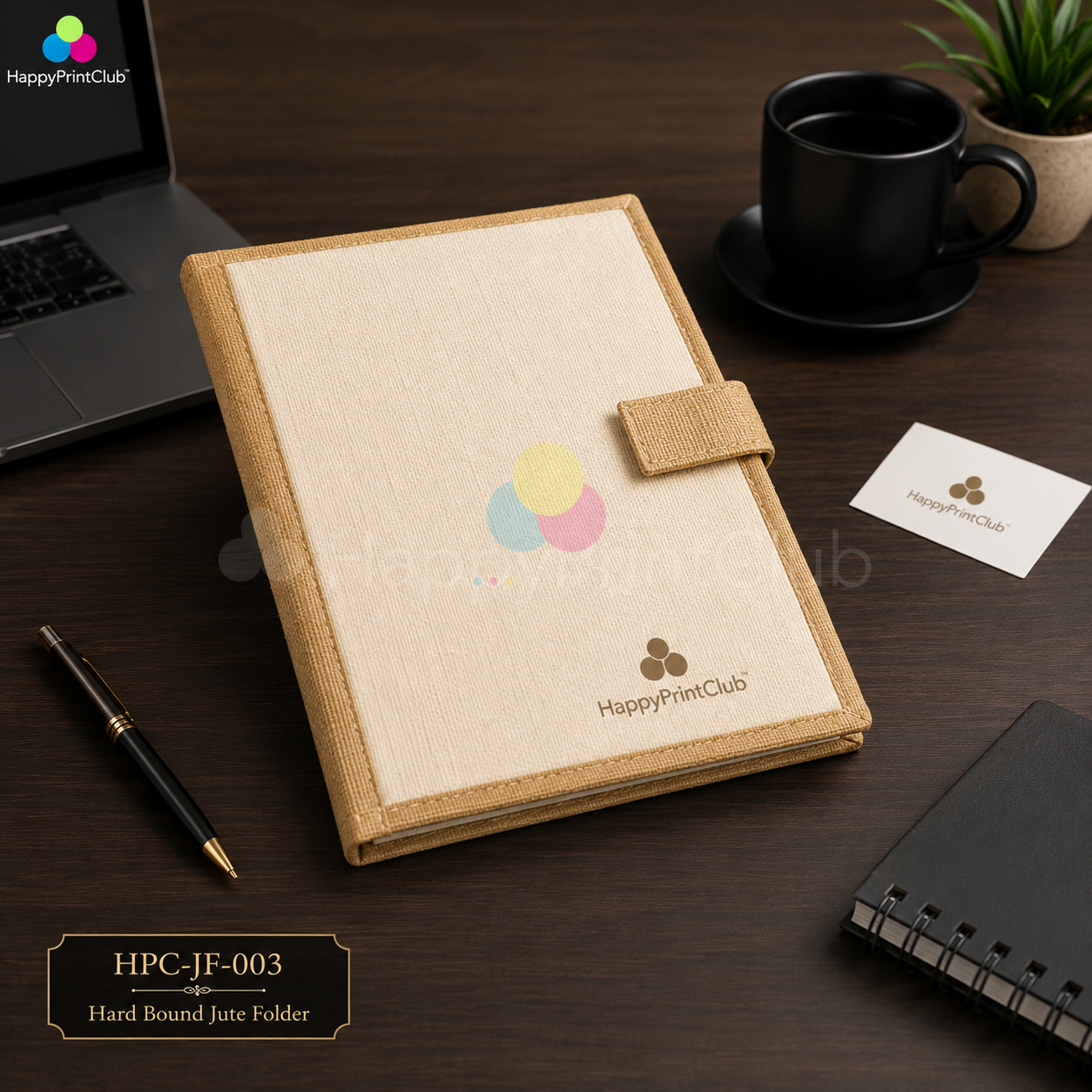 Hard Bound Canvas Folder For Corporate Gifting