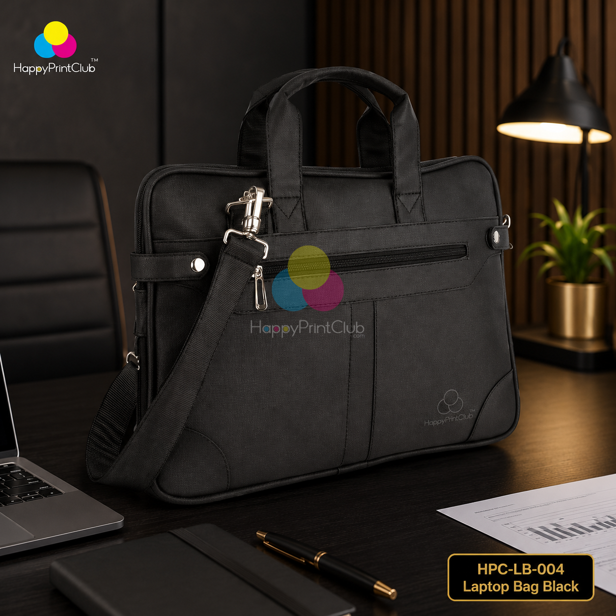 Laptop Bag Black For Corporate Gifting