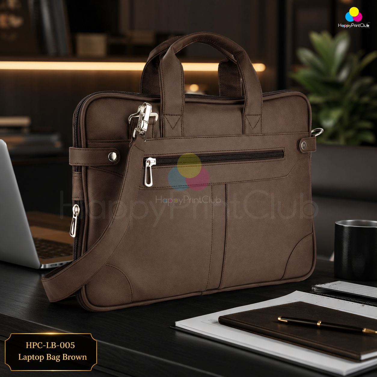 Laptop Bag Brown For Corporate Gifting