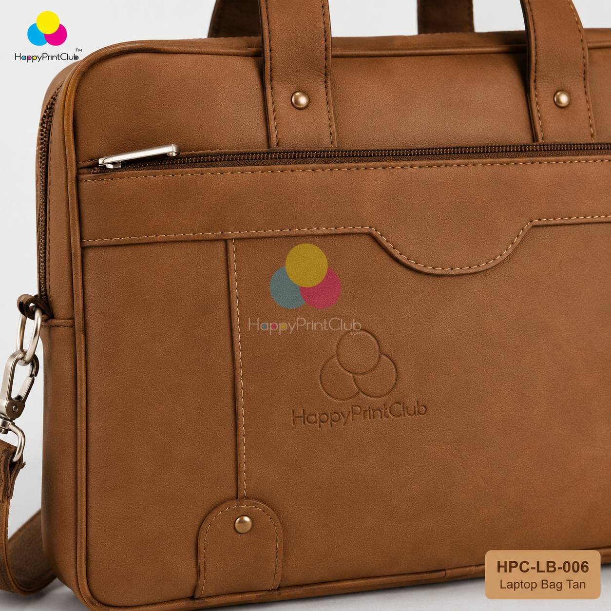 Laptop Bag Tan For Corporate Gifting