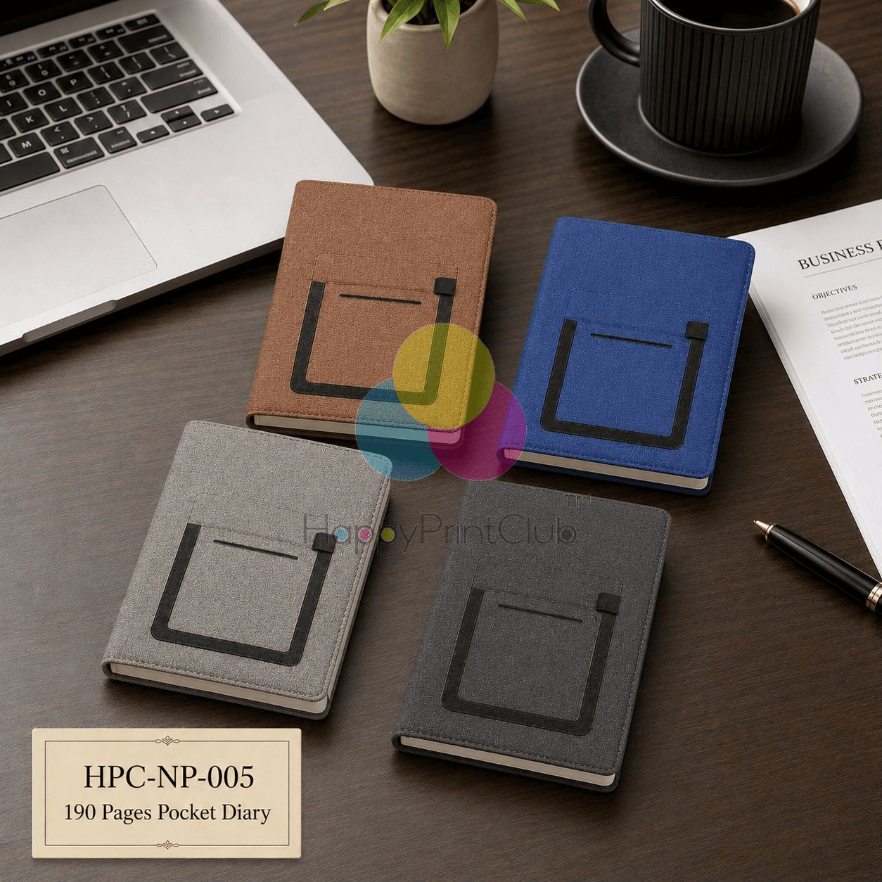 Customized 190 Pages Pocket Diary For Corporate Gifting