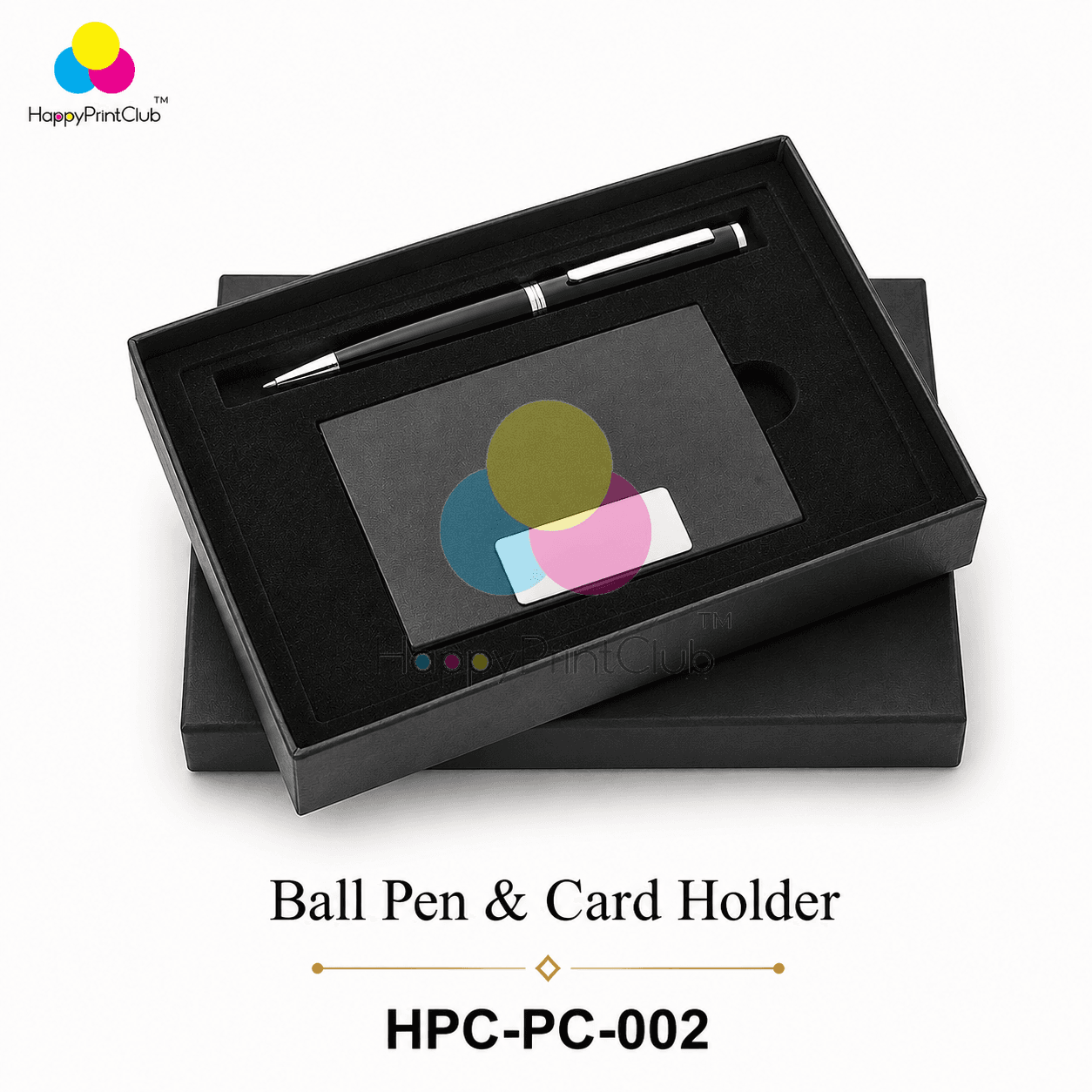 Customized Corporate Gift Set With Ball Pen & Card Holder