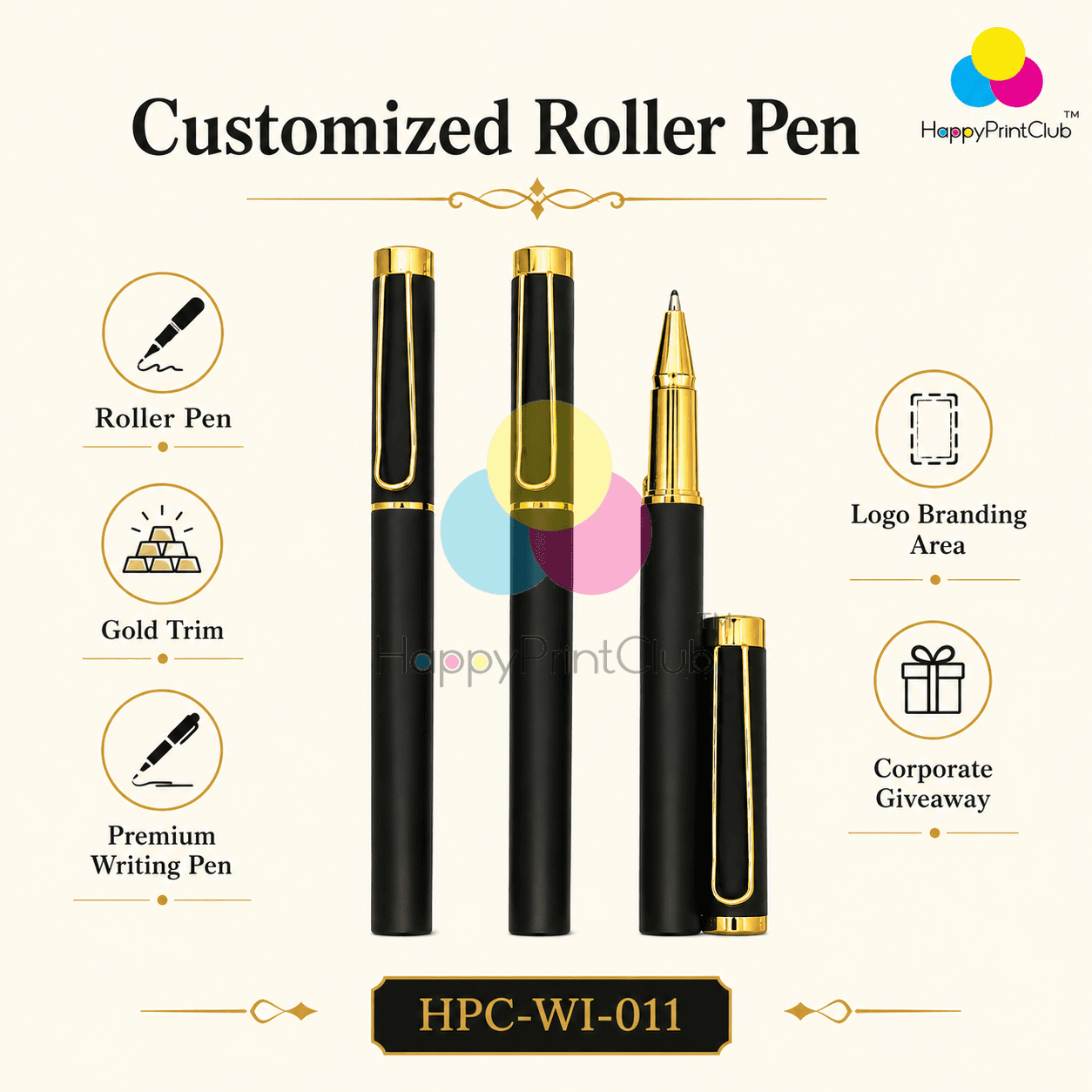 Customized Roller Pen For Promotional Gifts