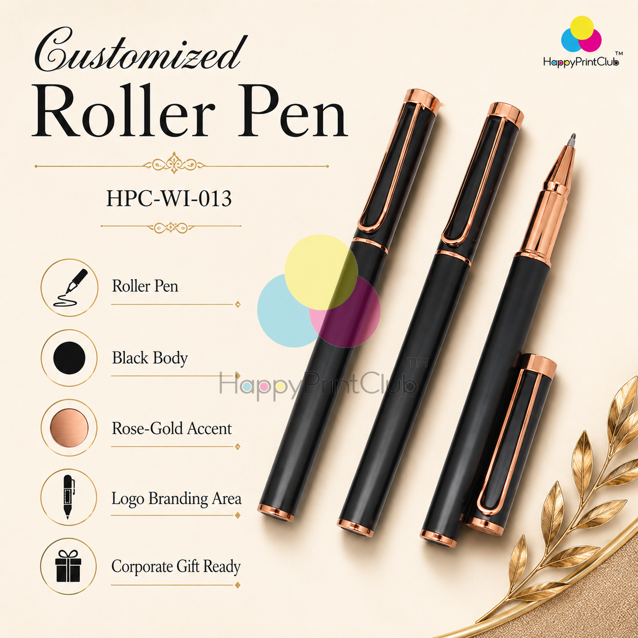 Customized Roller Pen For Promotional Gifts