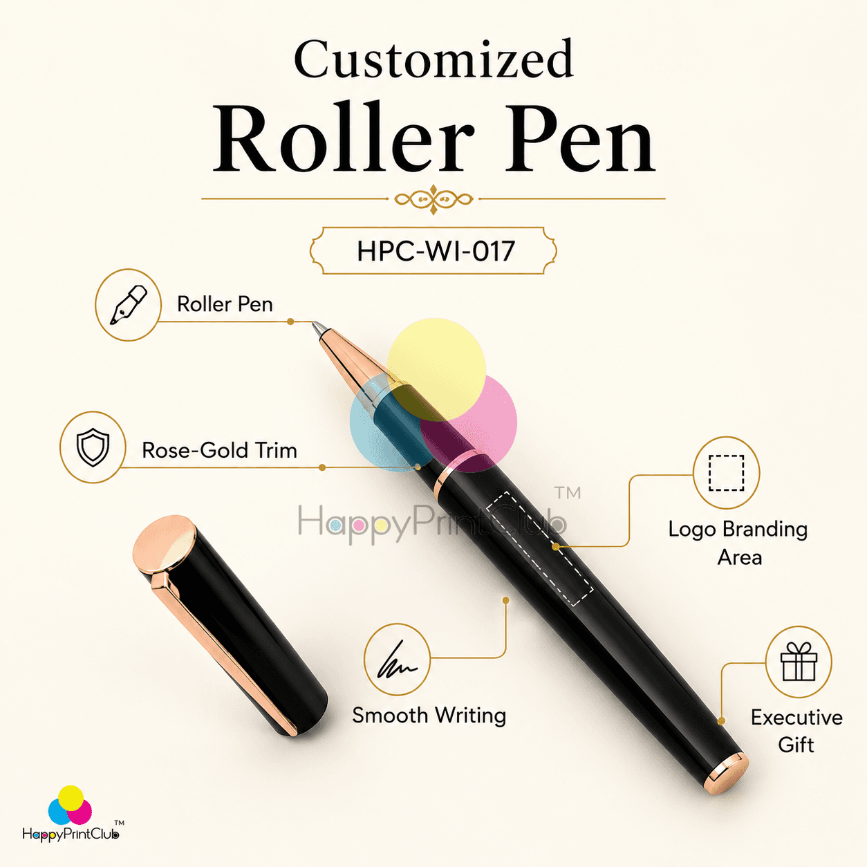 Customized Roller Pen For Promotional Gifts