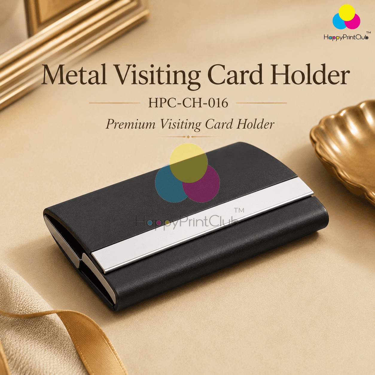 Customized Metal Visiting Card Holder Ch16 For Corporate Gifting