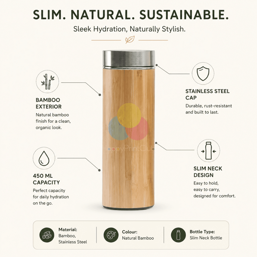 Customized Wooden Bottle For Corporate Gifting