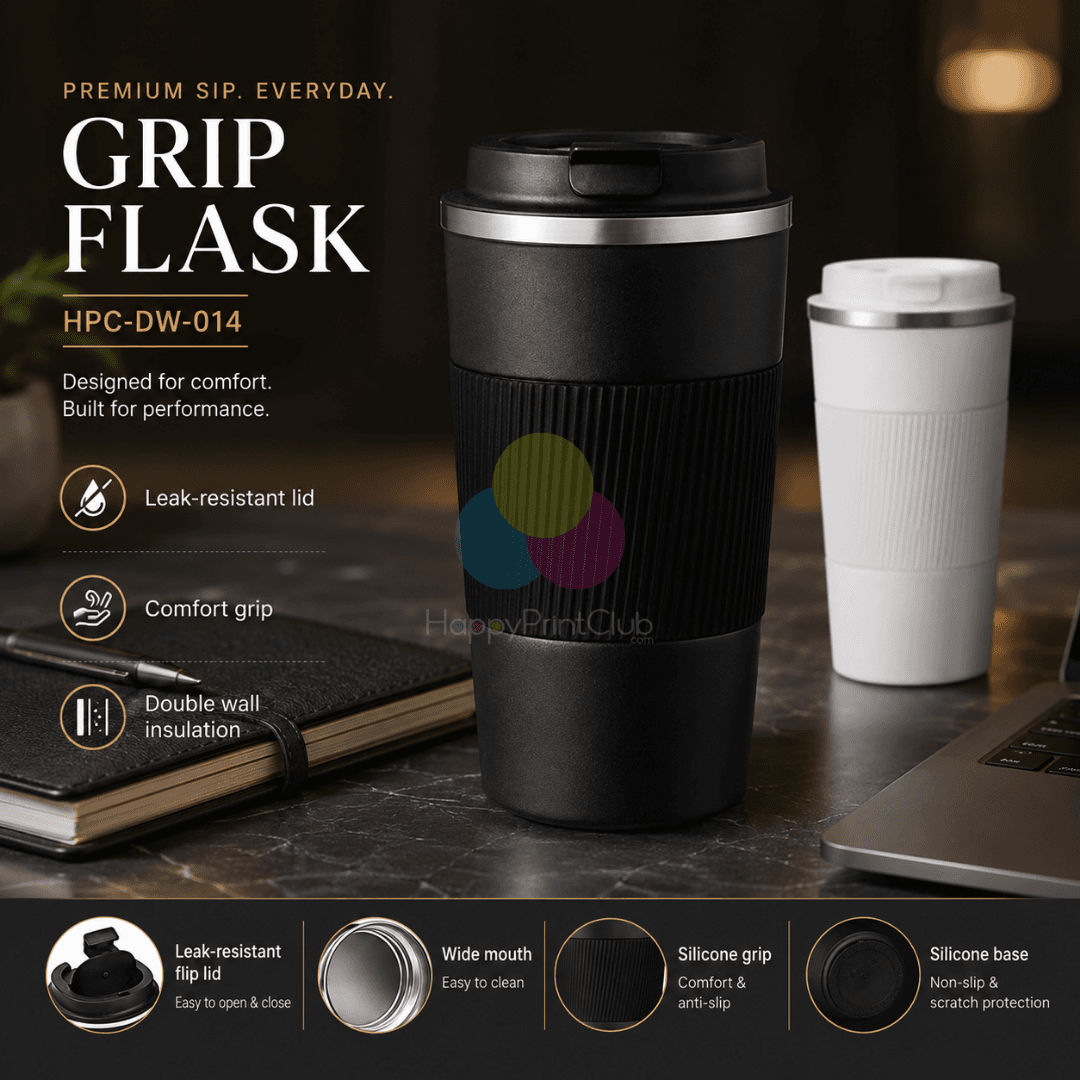 Customized Grip Flask For Corporate Gifting