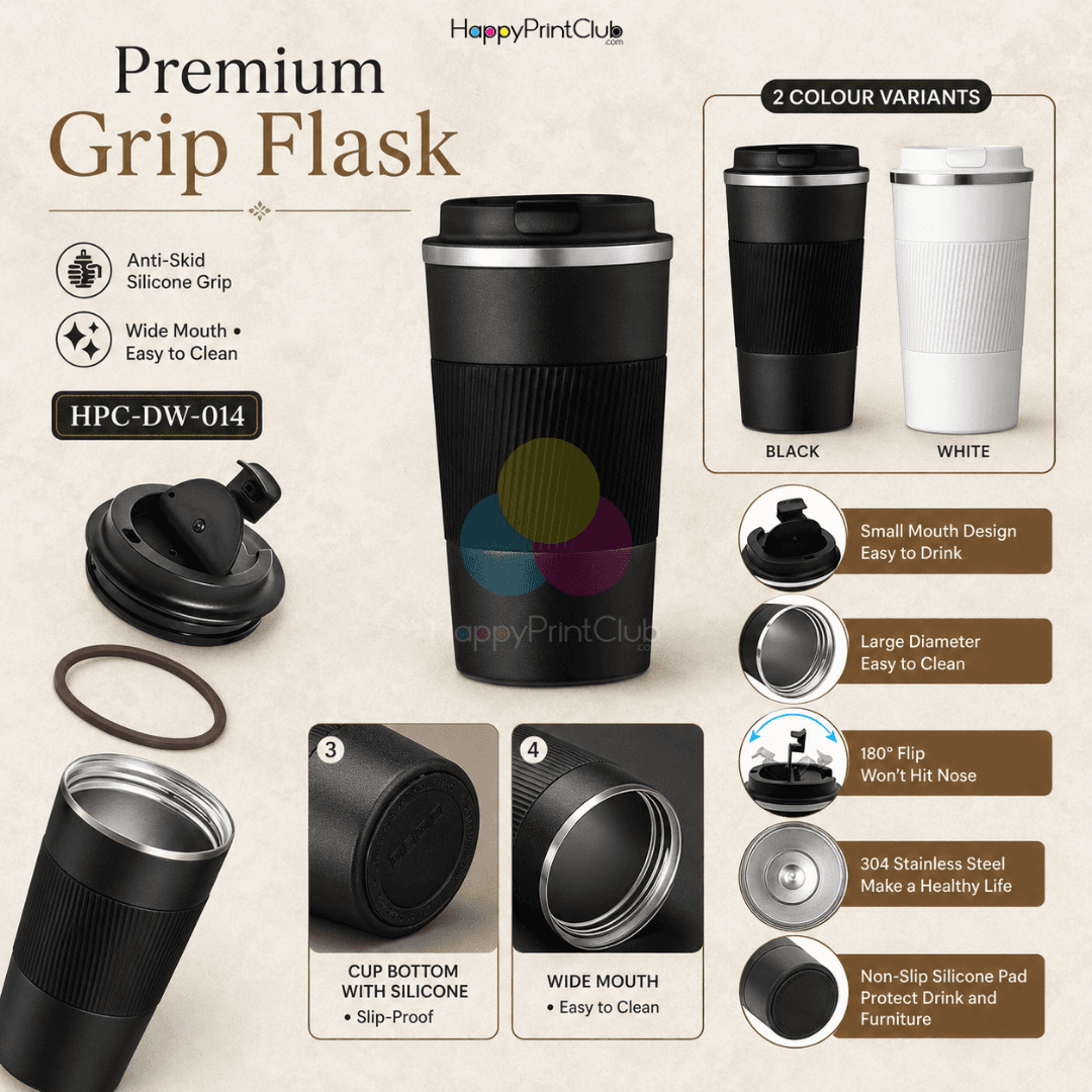 Customized Grip Flask For Corporate Gifting
