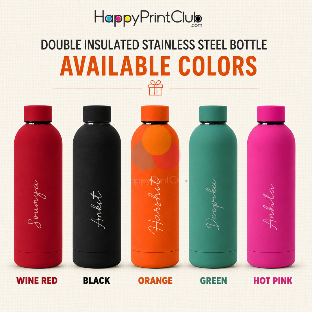 Personalized Double Insulated Stainless Steel Bottle