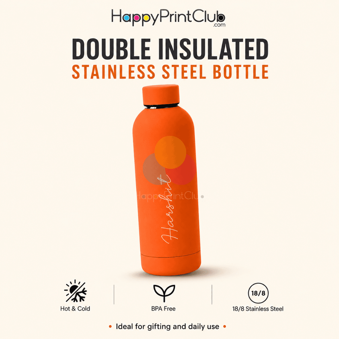 Personalized Double Insulated Stainless Steel Bottle
