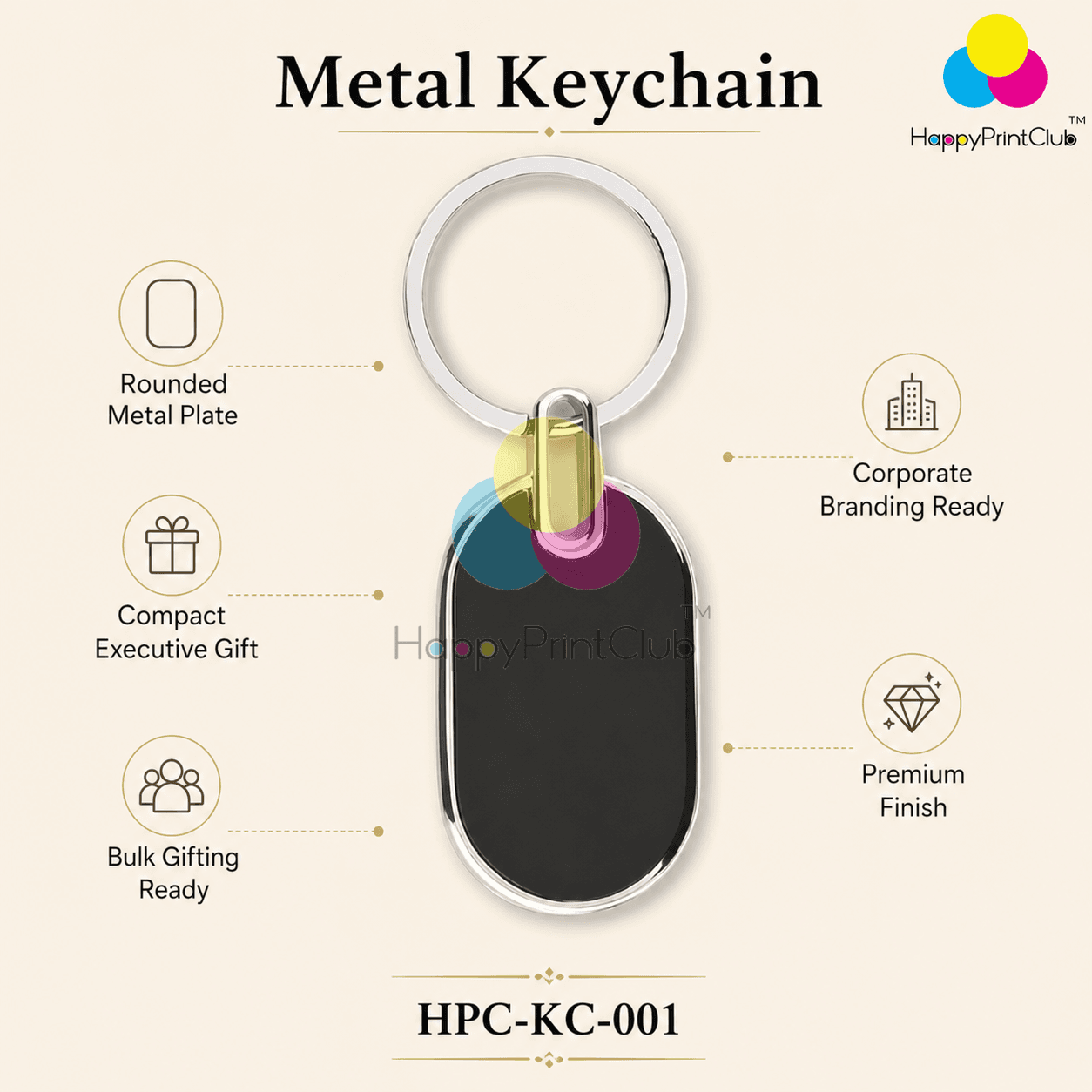 Metal Keychain For Corporate Gifting