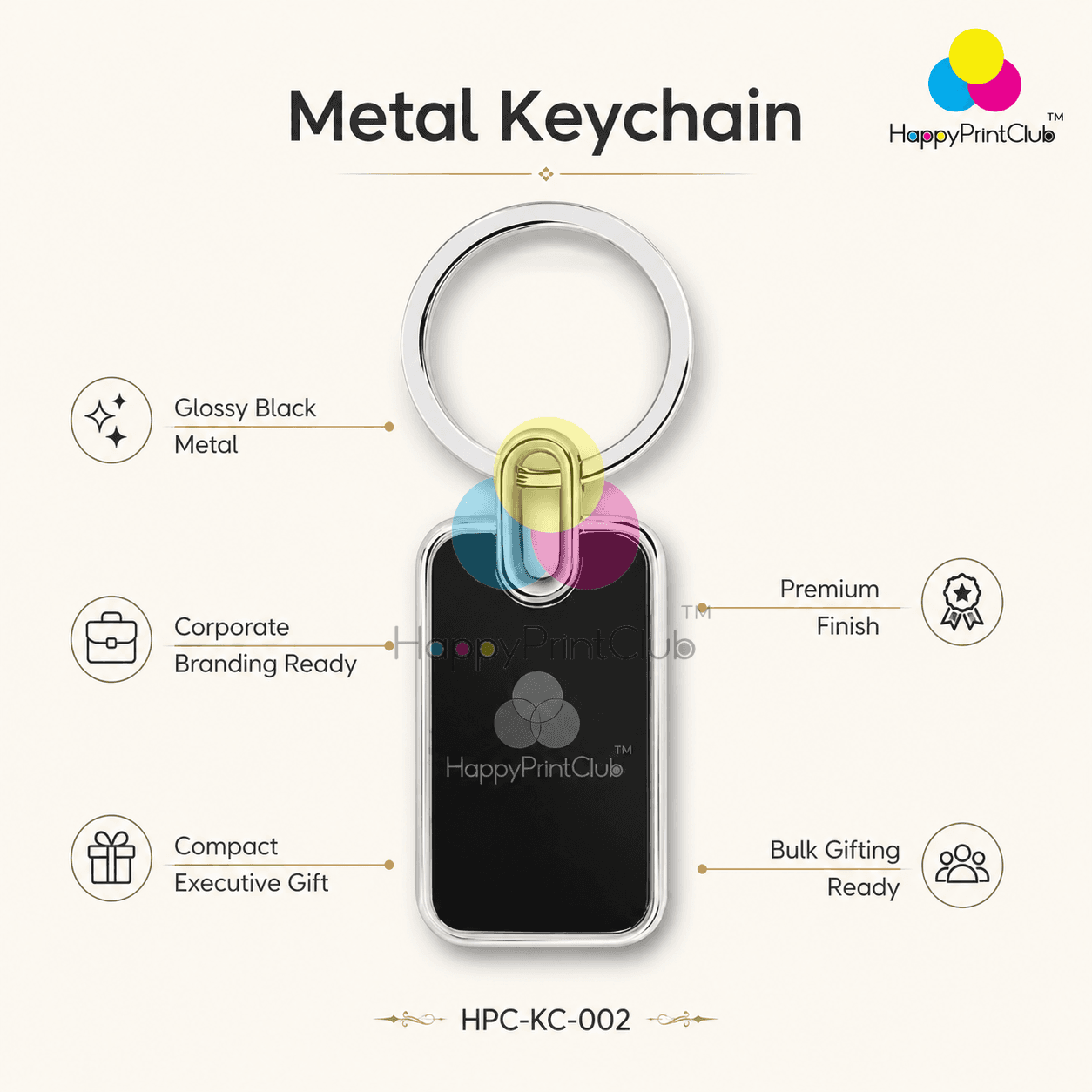 Metal Keychain For Corporate Gifting