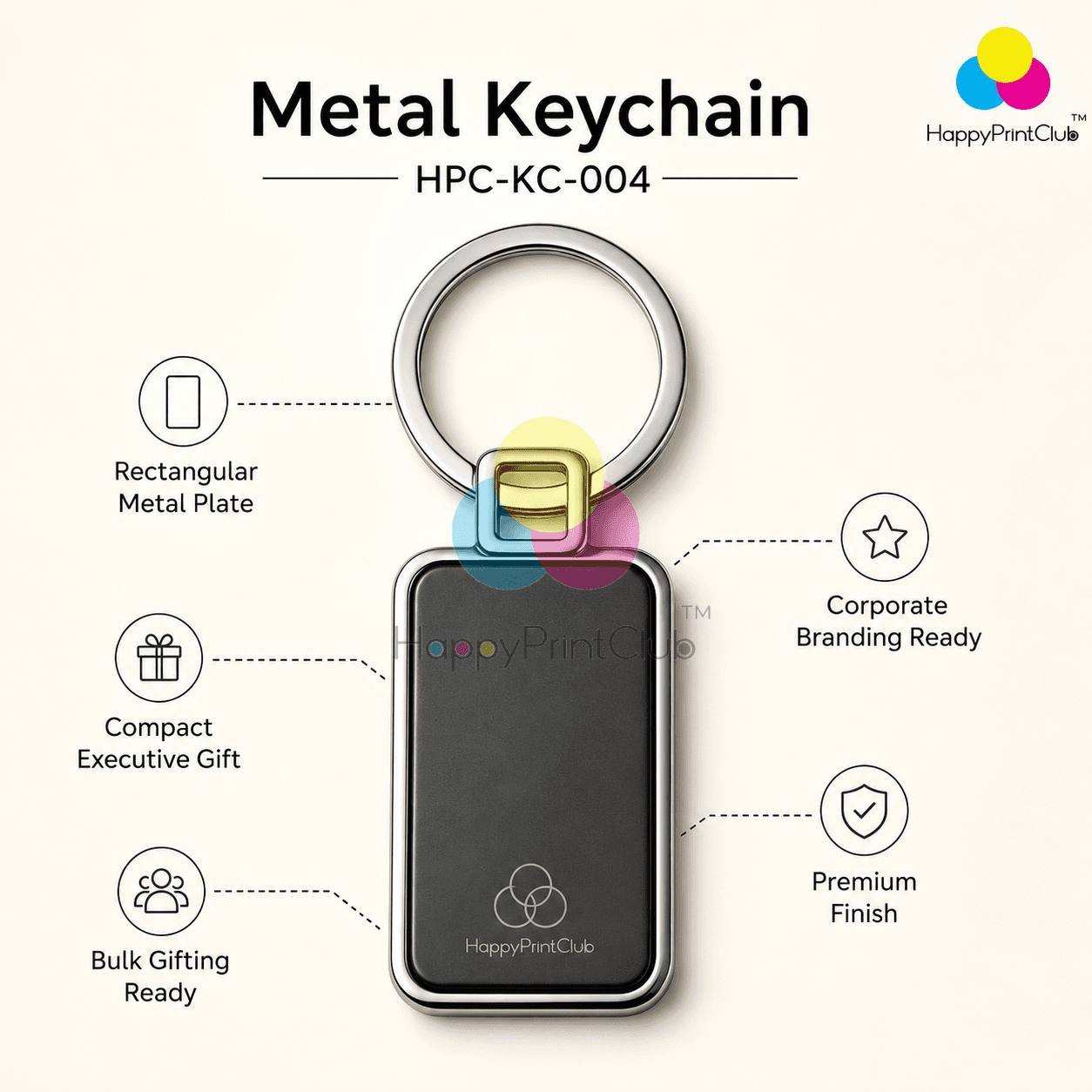 Metal Keychain For Corporate Gifting