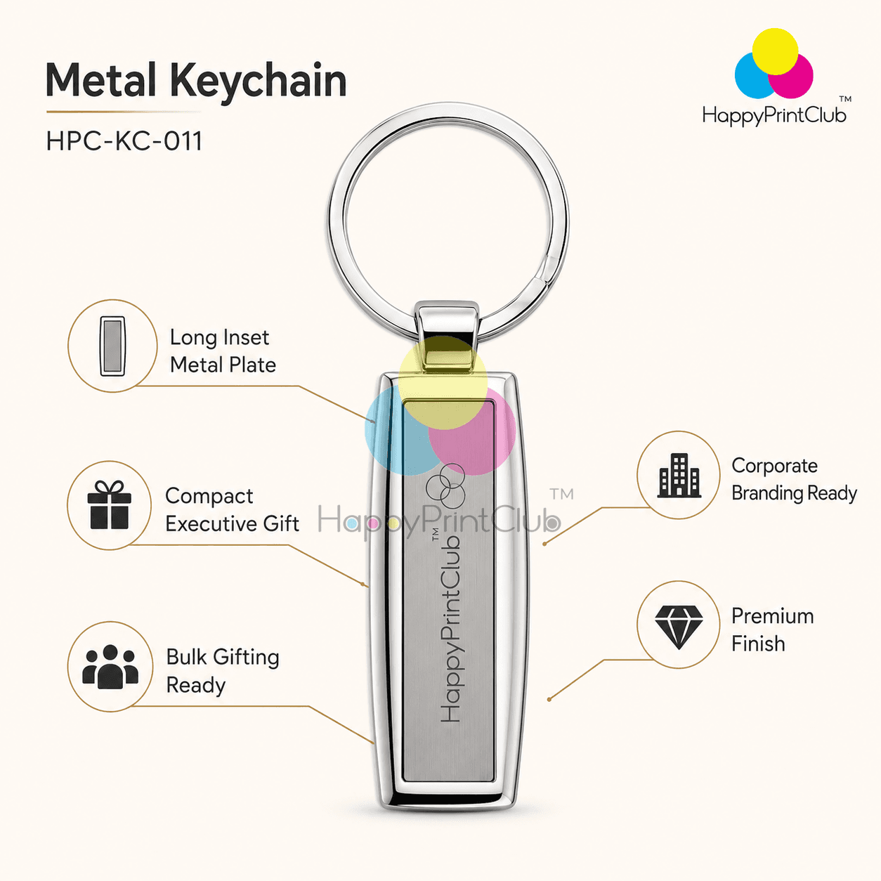 Metal Keychain For Corporate Gifting