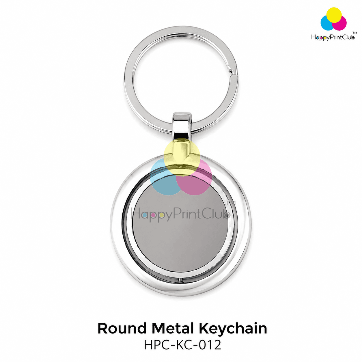 Round Metal Keychain For Corporate Gifting