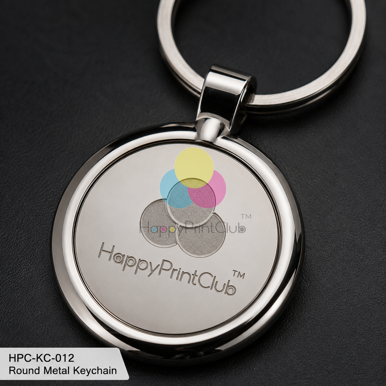 Round Metal Keychain For Corporate Gifting