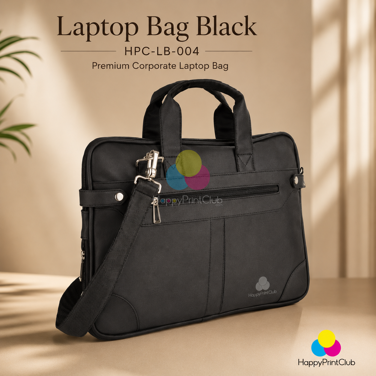 Laptop Bag Black For Corporate Gifting