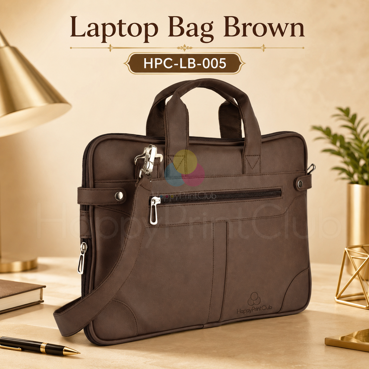 Laptop Bag Brown For Corporate Gifting