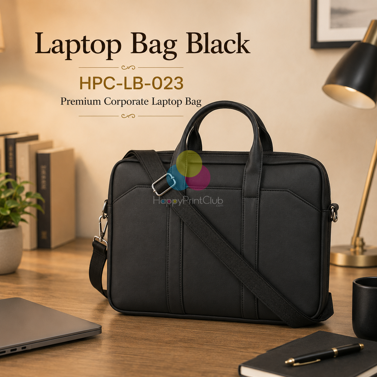 Laptop Bag Black For Corporate Gifting