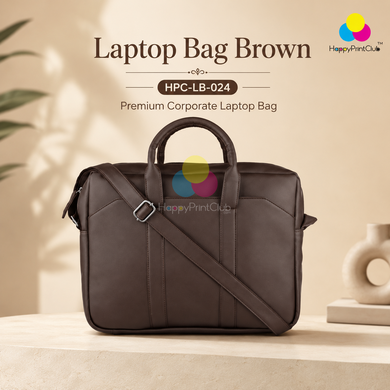 Laptop Bag Brown For Corporate Gifting