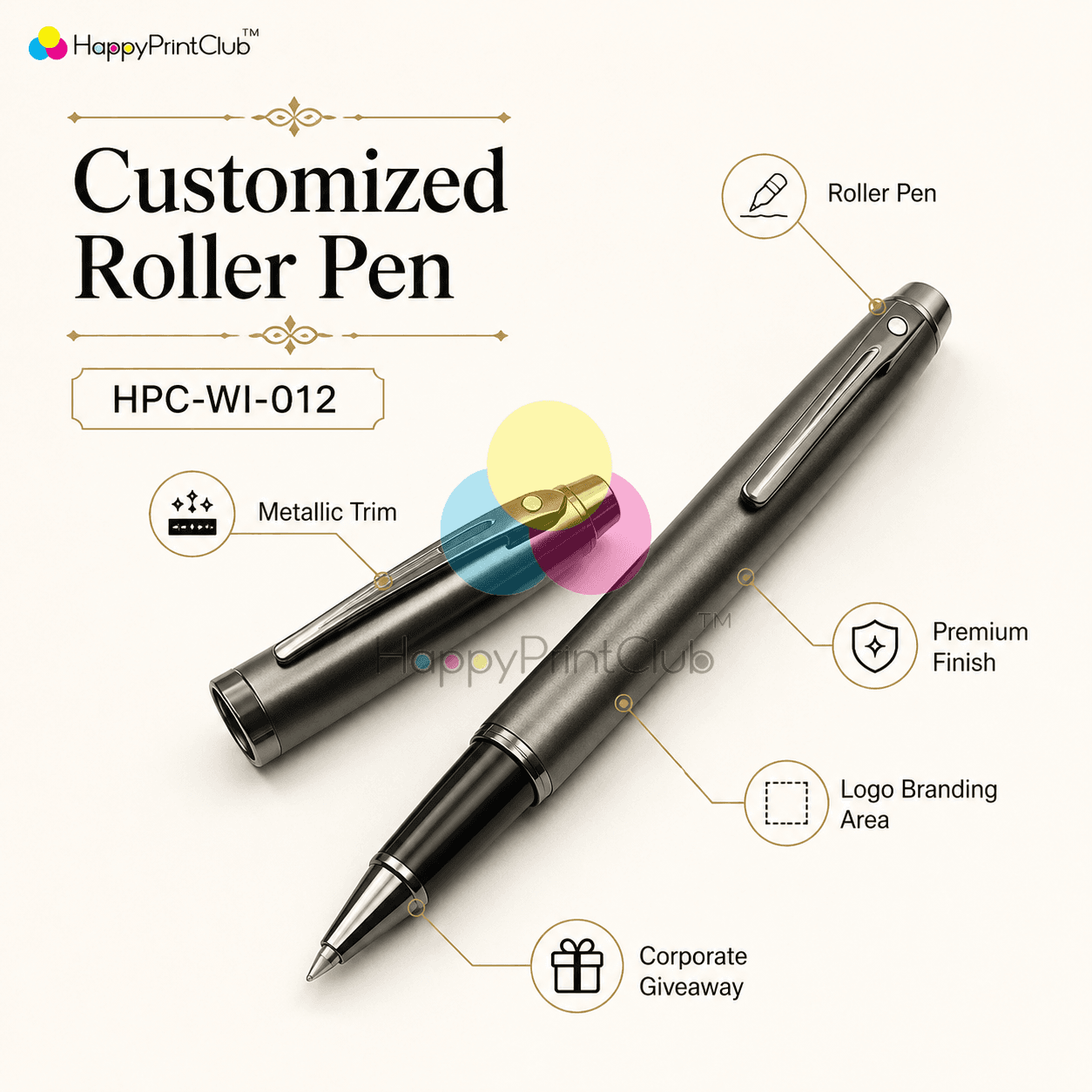 Customized Roller Pen For Promotional Gifts