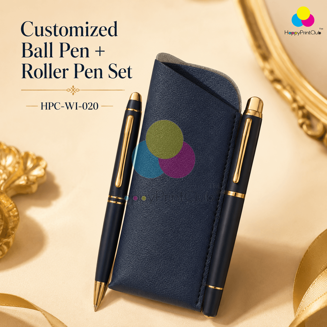 Customized Ball Pen + Roller Pen For Promotional Gifts