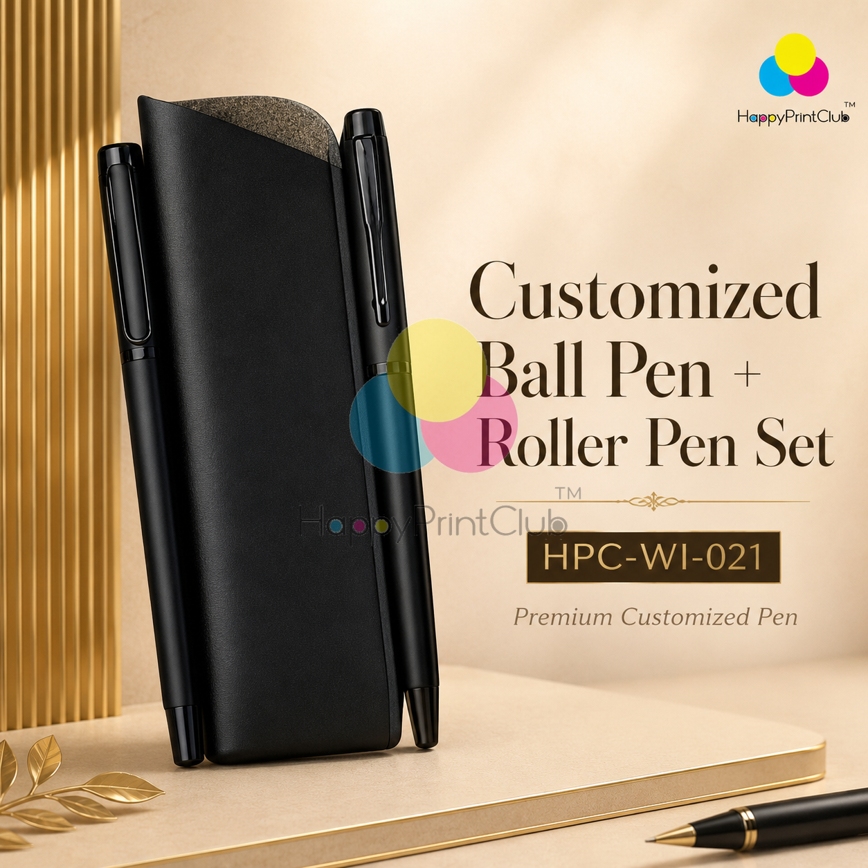 Customized Ball Pen + Roller Pen For Promotional Gifts